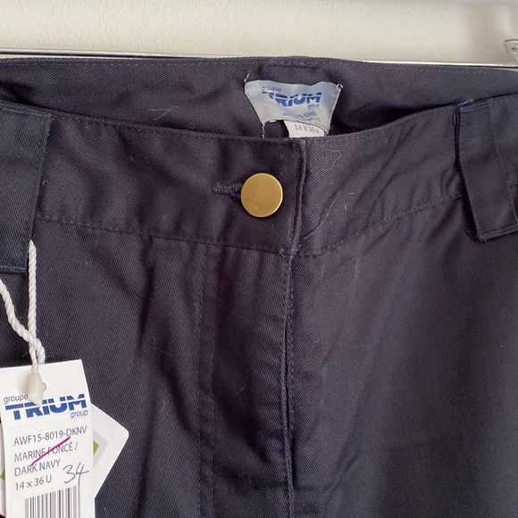 Trium group work/cargo pants. Navy blue. Size 14/36. - Picture 5 of 16